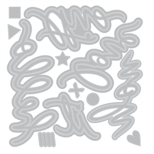 Sizzix Thinlits By 49 & Market / Vicki Boutin - Vicki Script #1